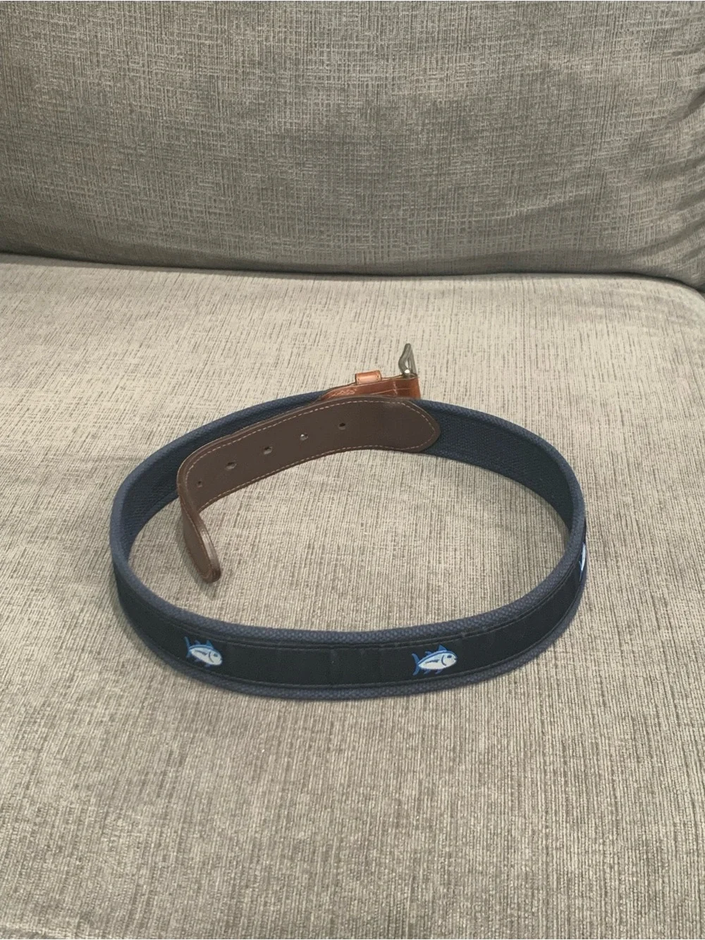 Southern Tide Men's Skipjack Ribbon Belt 32